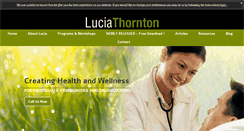 Desktop Screenshot of luciathornton.com