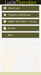 Mobile Screenshot of luciathornton.com